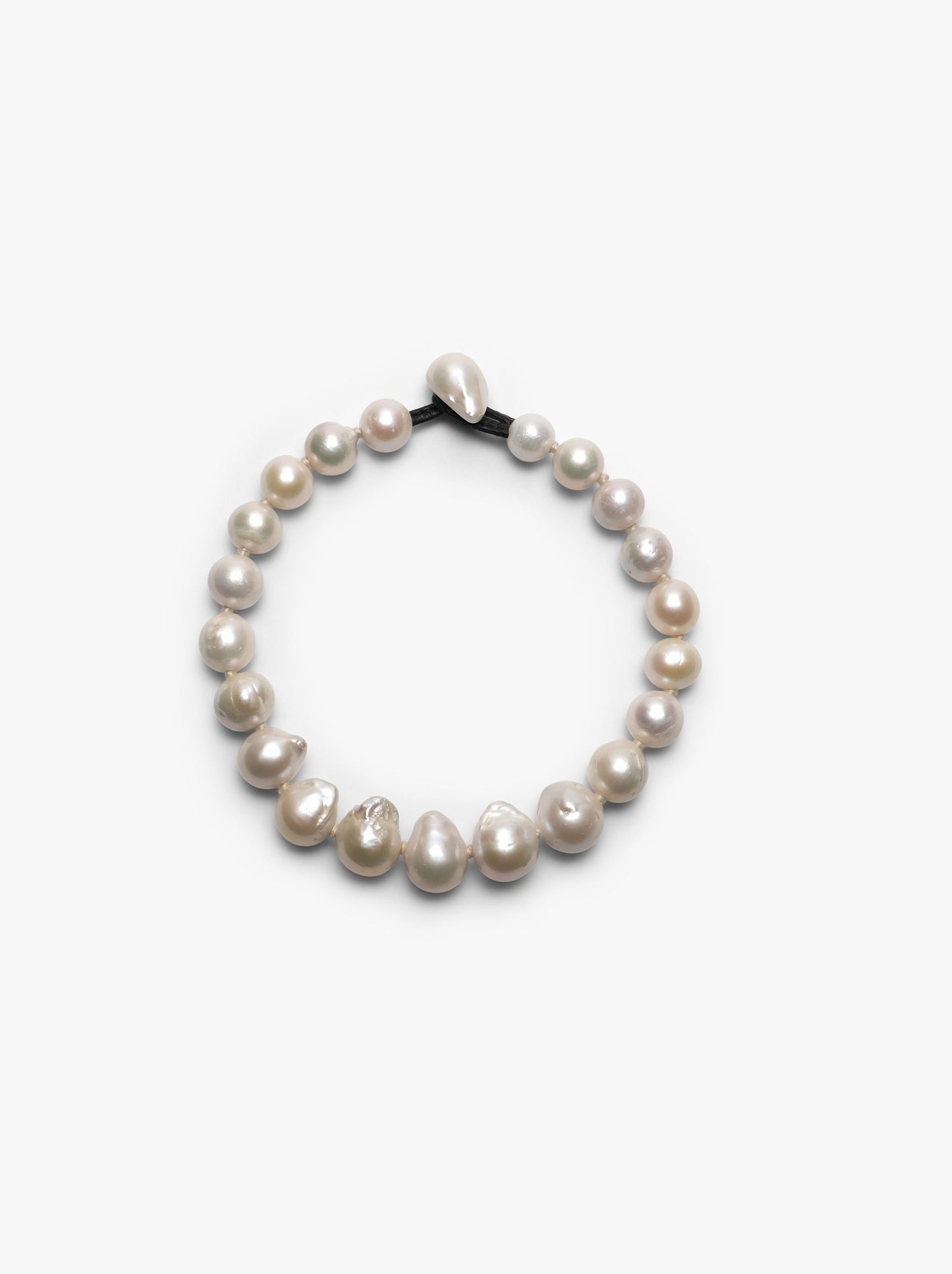 Necklace: baroque and freshwater pearls