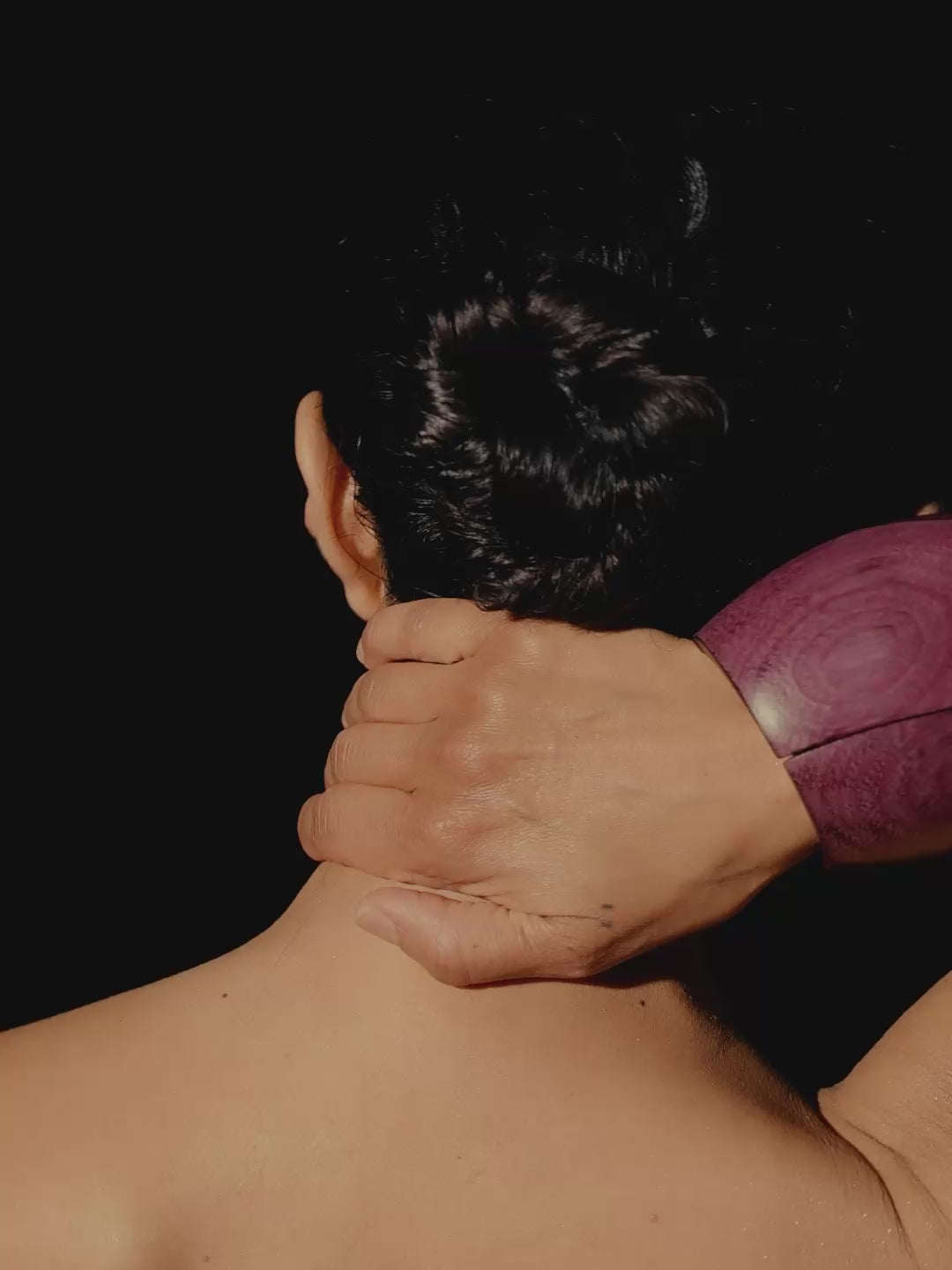 Pavana bracelet: amaranth wood