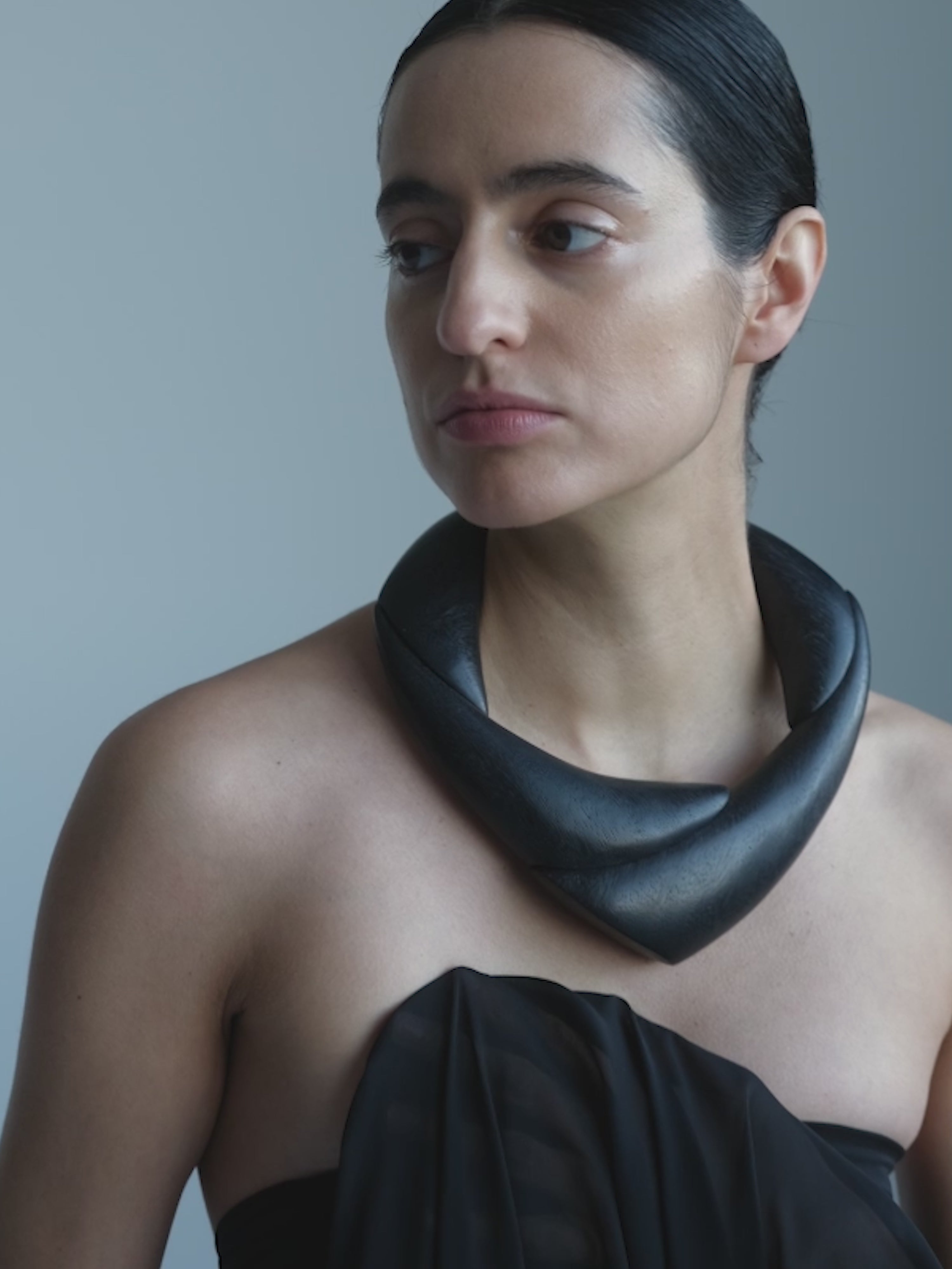 Zawa necklace: black acacia