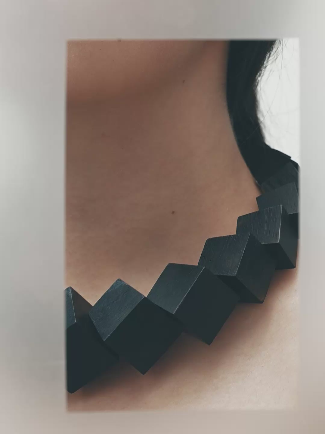 Aether necklace: black acacia