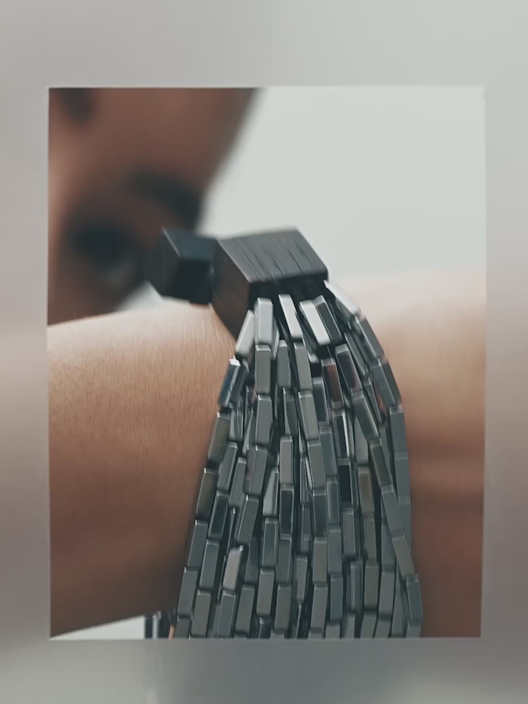 Claya bracelet: hematite stone