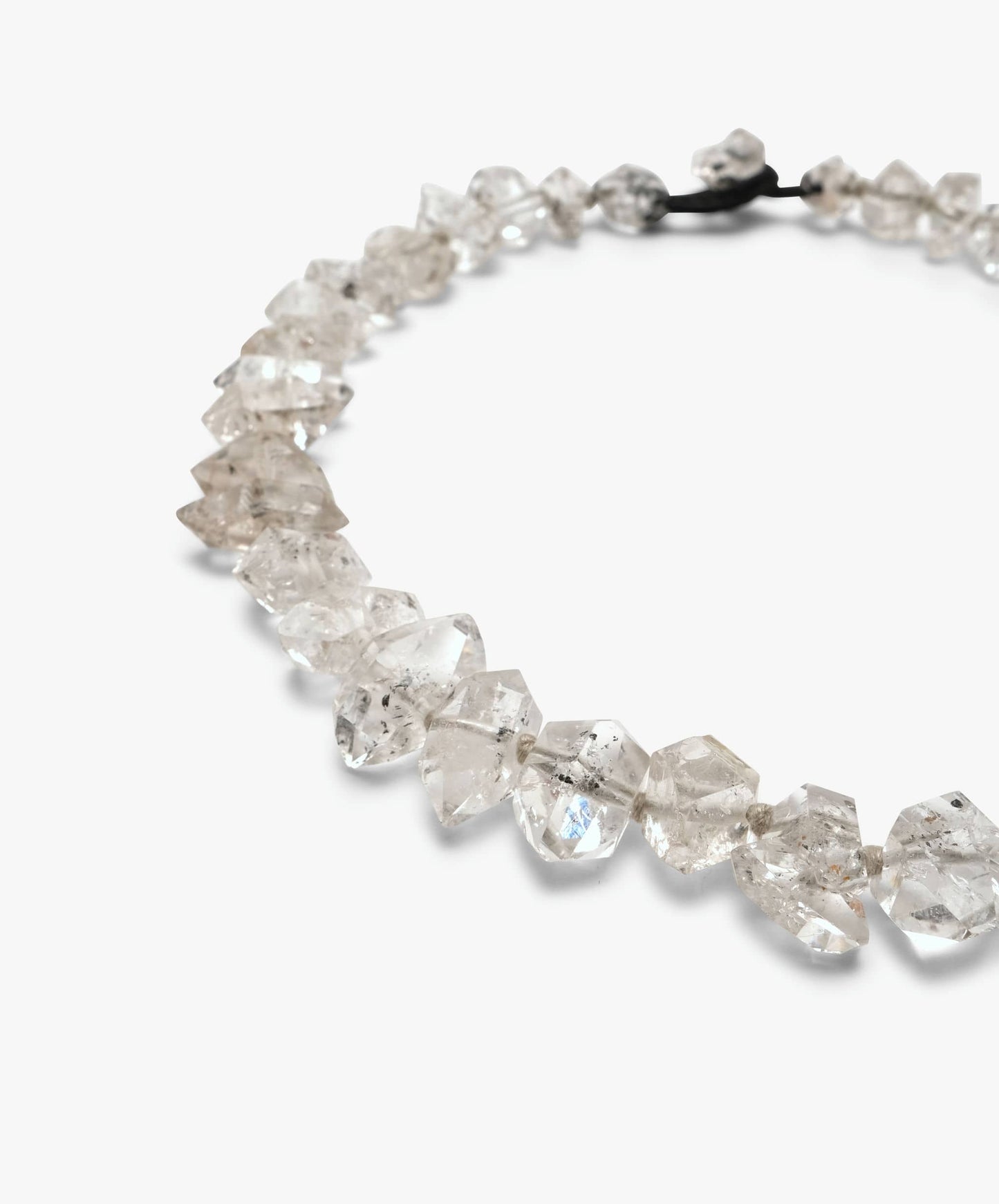 Necklace in Herkimer diamonds