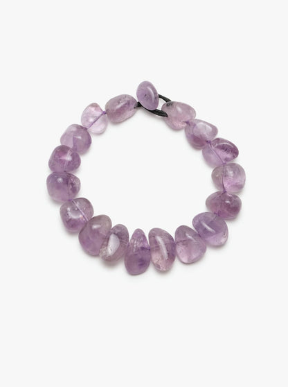 Necklace: amethyst