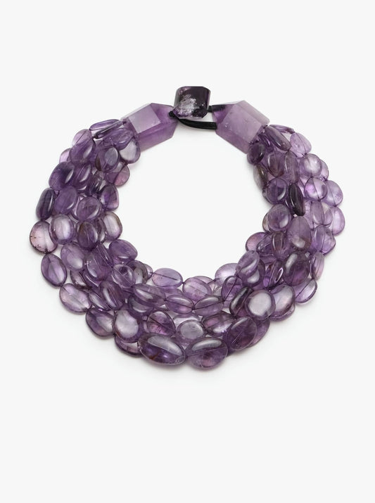 Necklace: amethyst