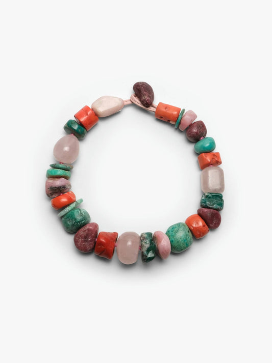 Necklace: mixed stones