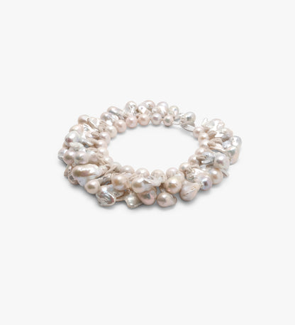 50th anniversary necklace: baroque pearls