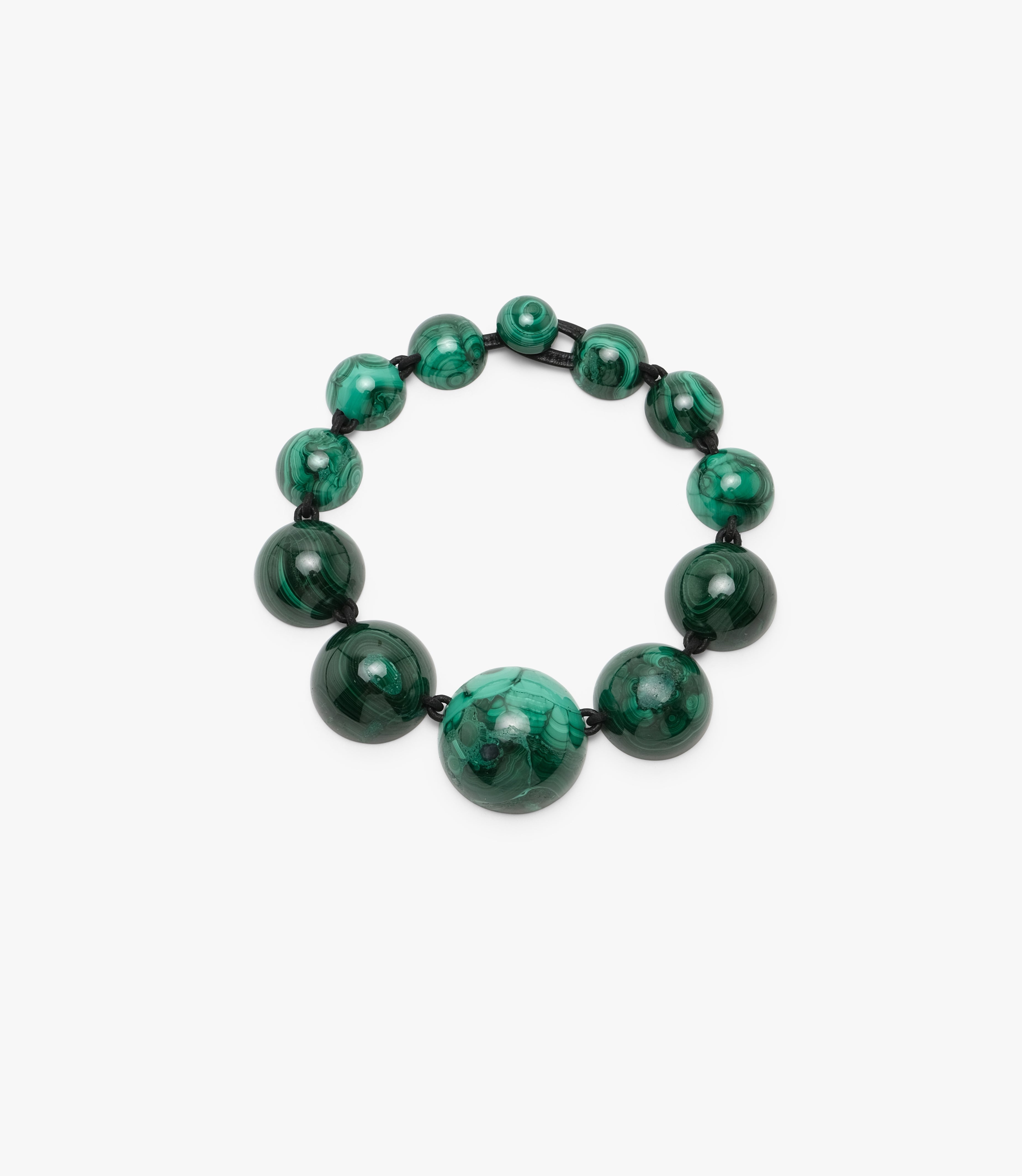 Necklace: malachite