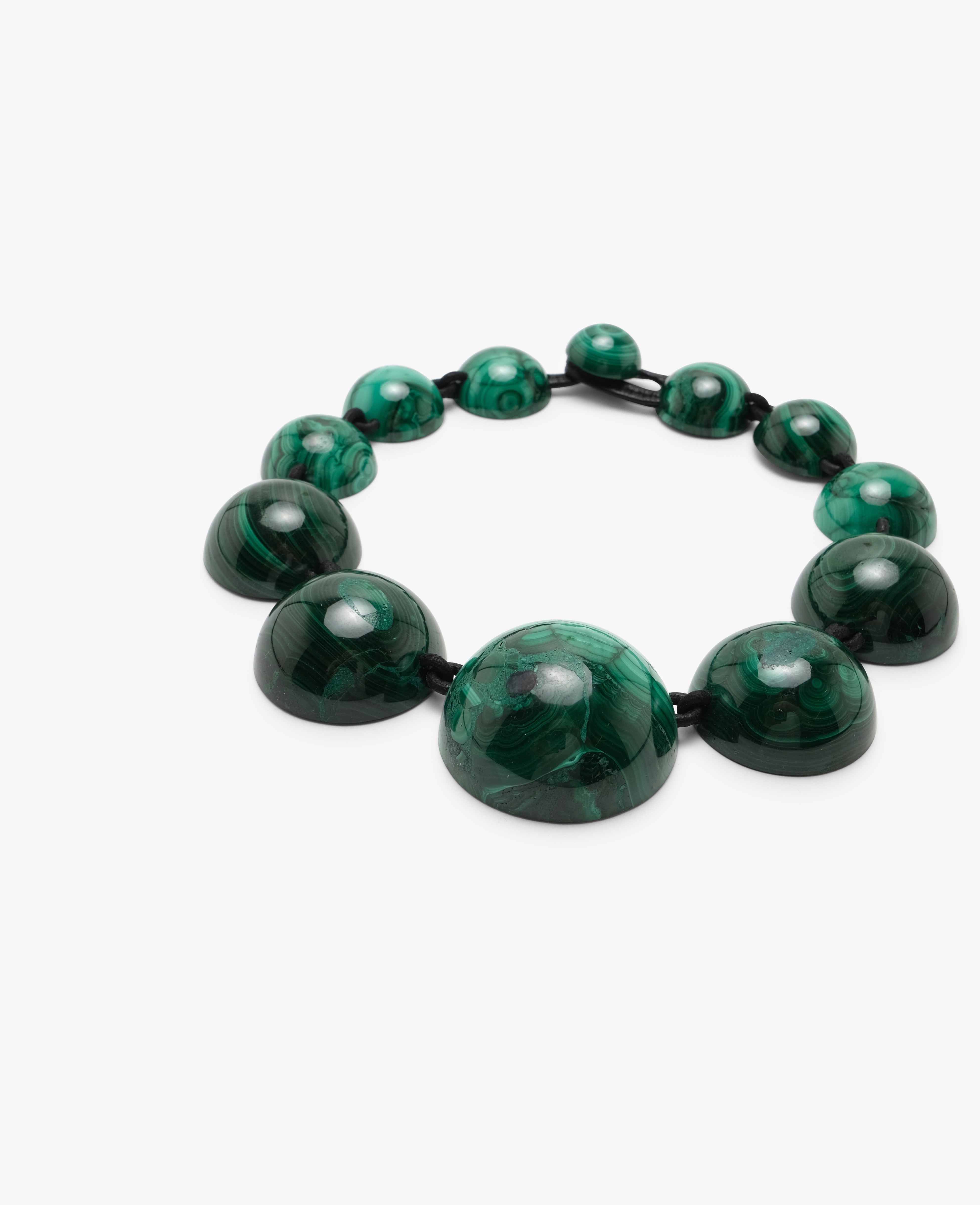 Necklace: malachite
