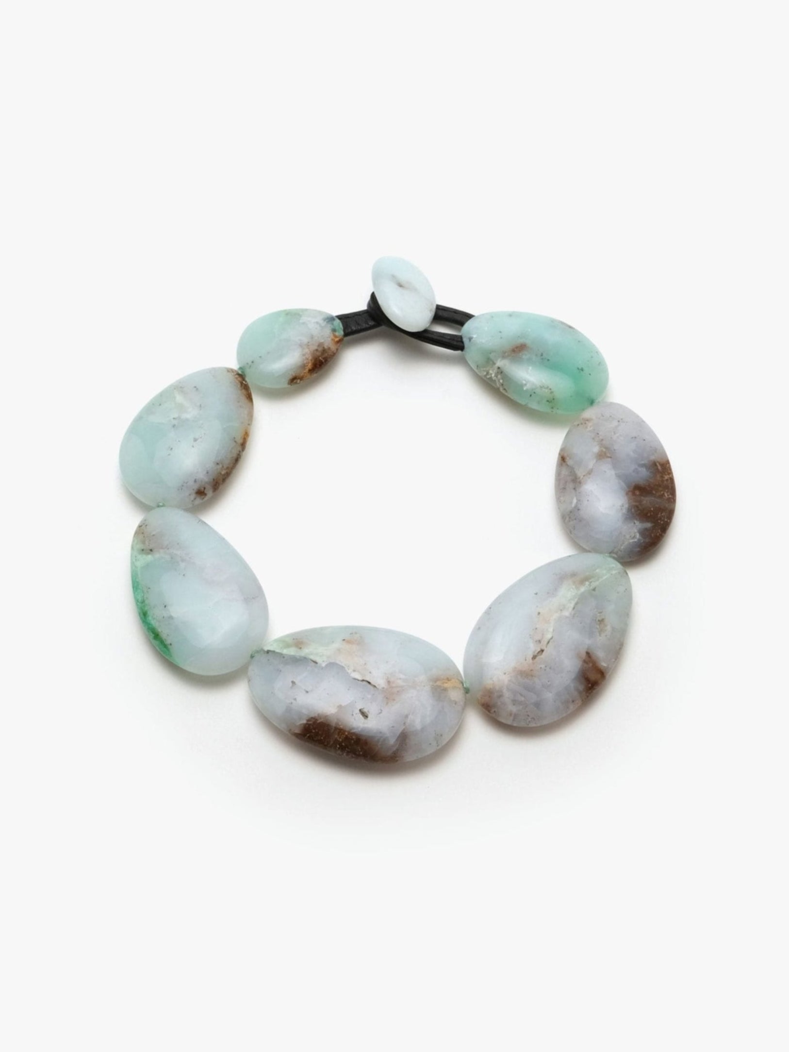 Necklace: chrysoprase