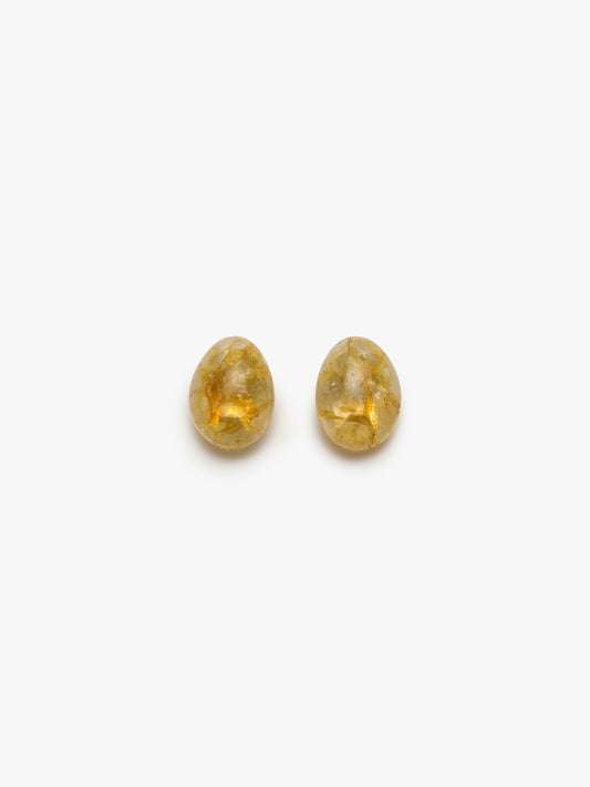 Earring: citrine