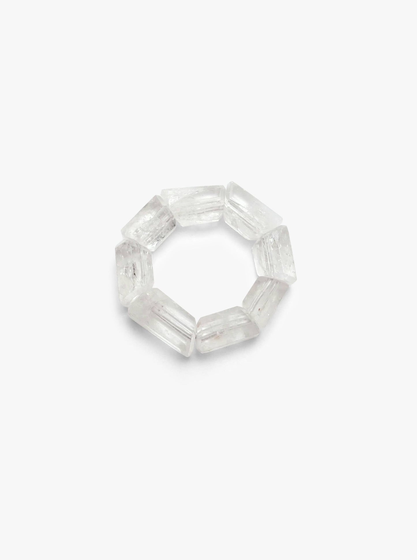 Bracelet: mountain crystal