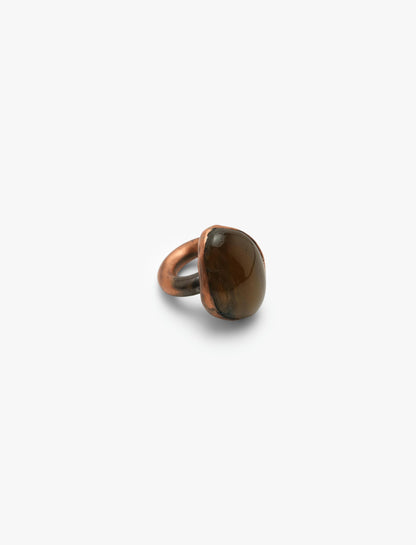 Ring: quartz, copper