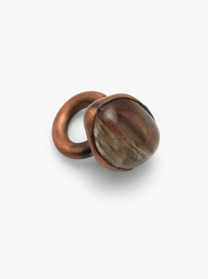 Ring: quartz, copper
