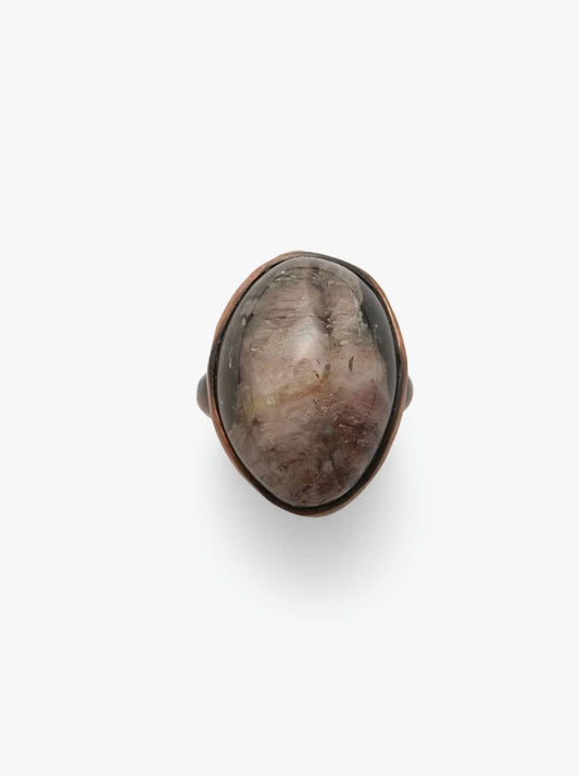 Ring: quartz, copper