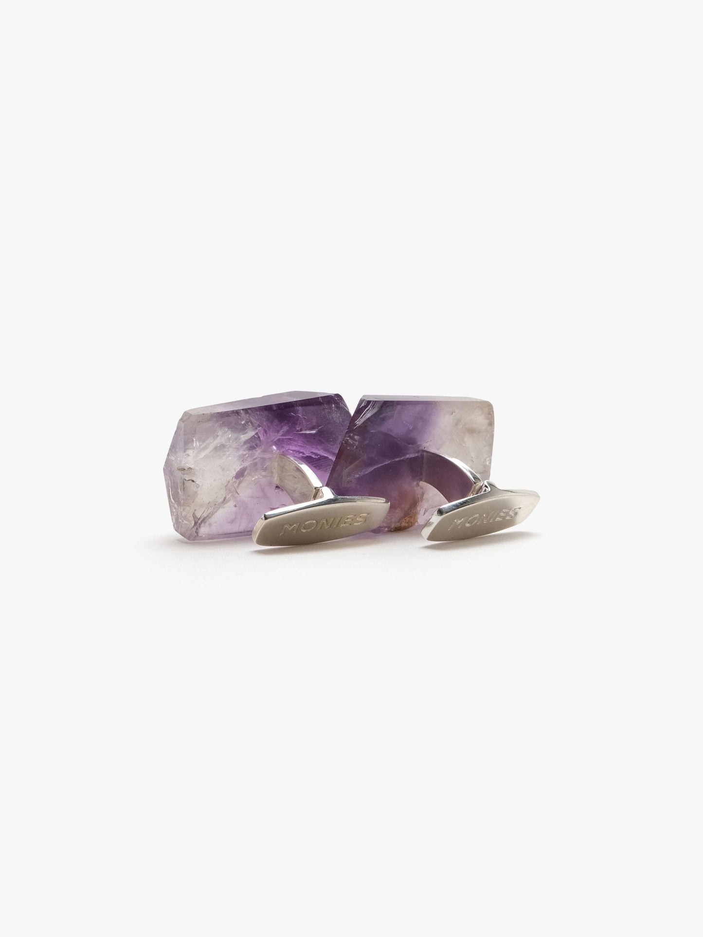 Cuff link: amethyst