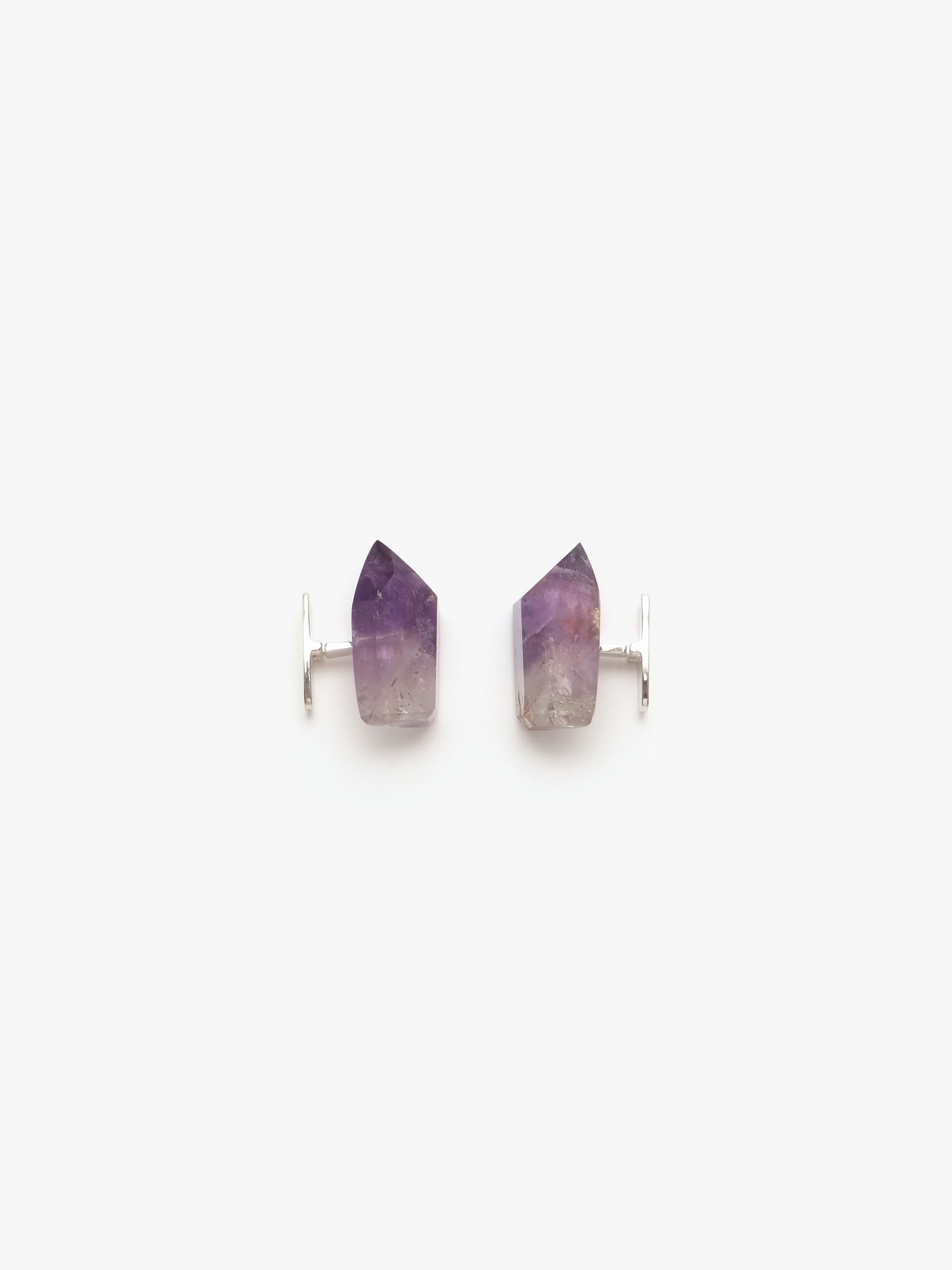 Cuff link: amethyst