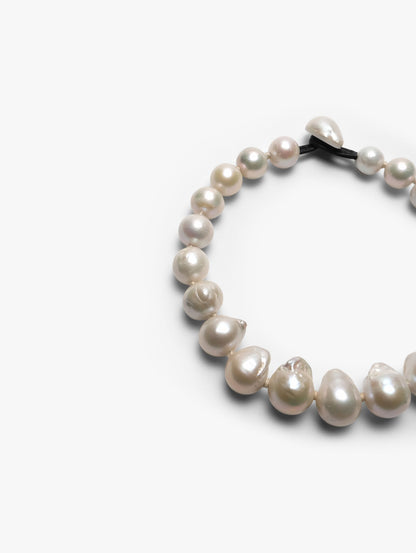 Necklace: baroque and freshwater pearls