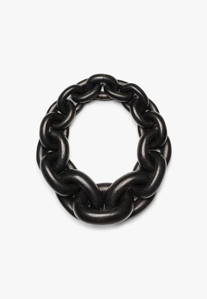 Seoul necklace black, chain black necklace, Monies