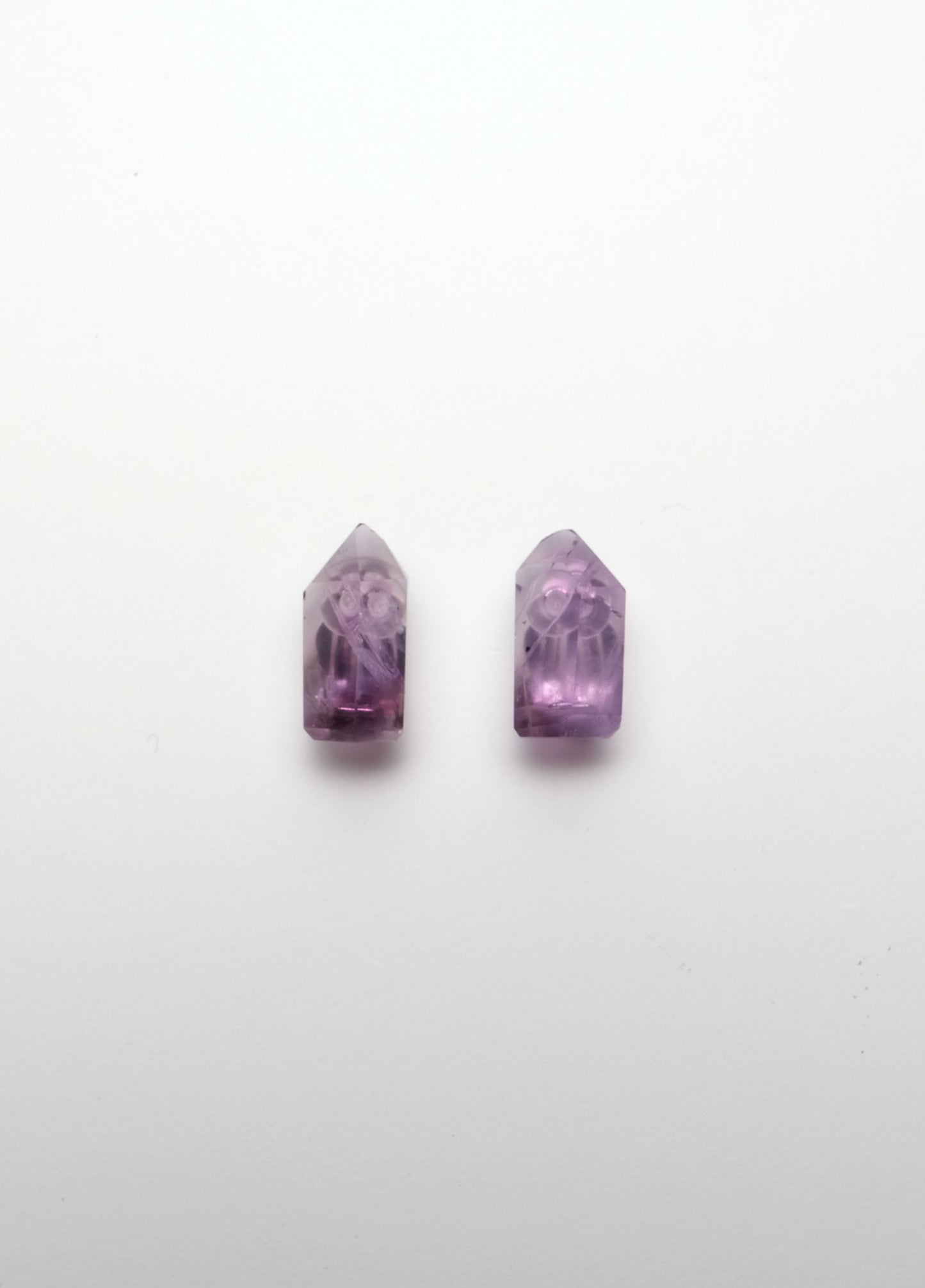 Earring: amethyst