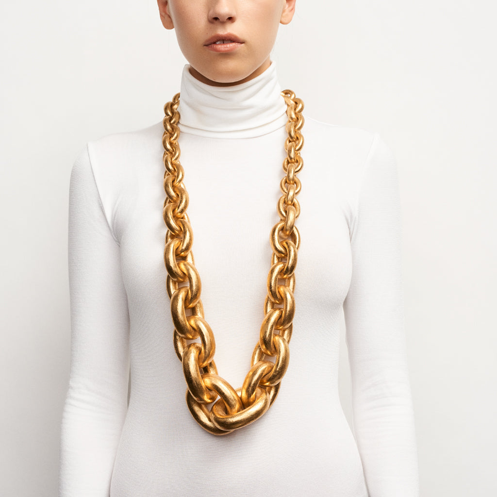 Long gold chain necklace Monies Shanghai