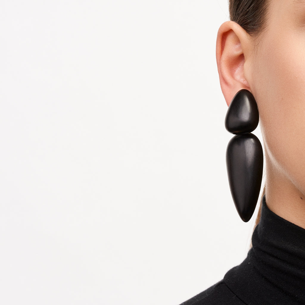 Sao Paulo earrings black