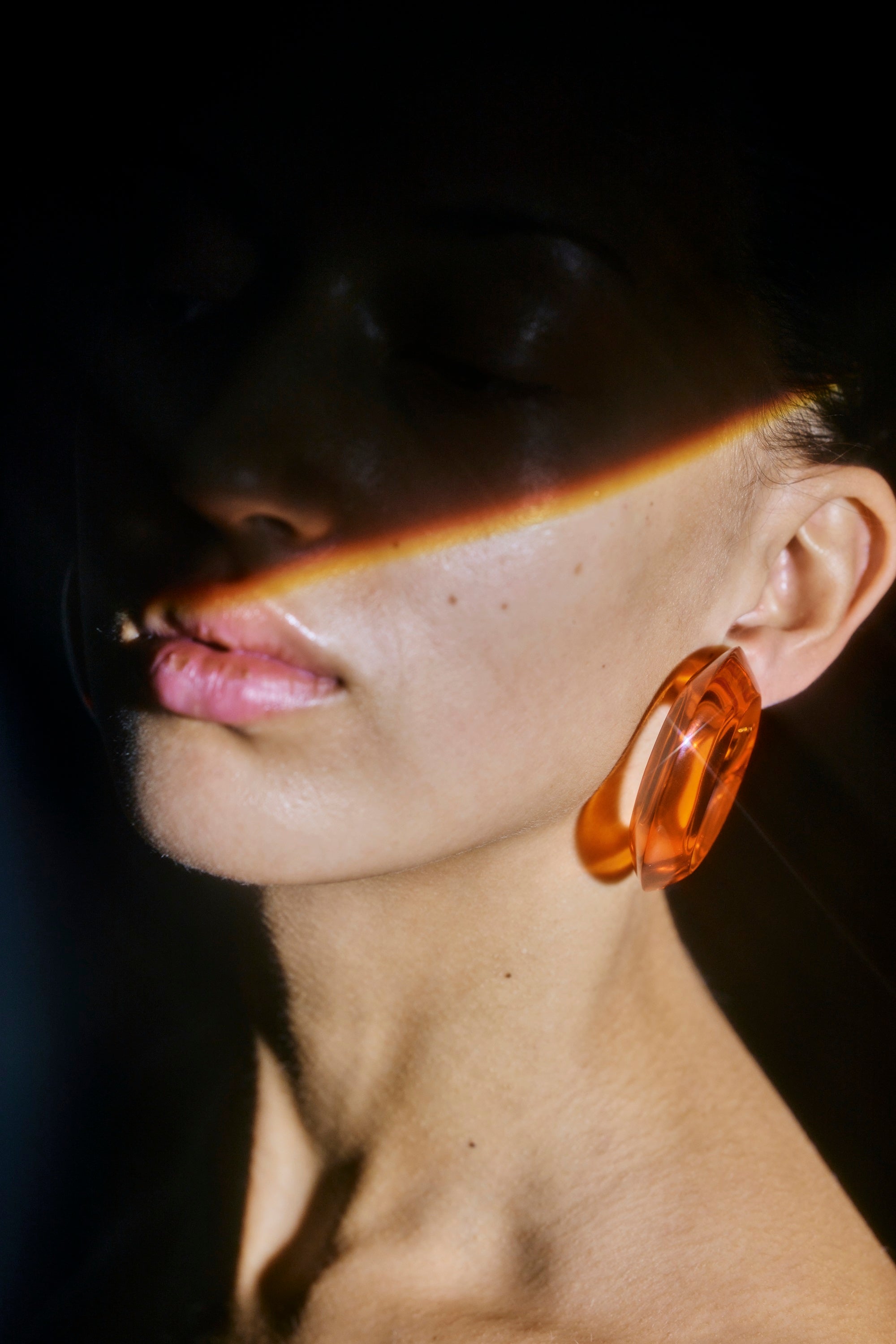 Flotti earrings: orange