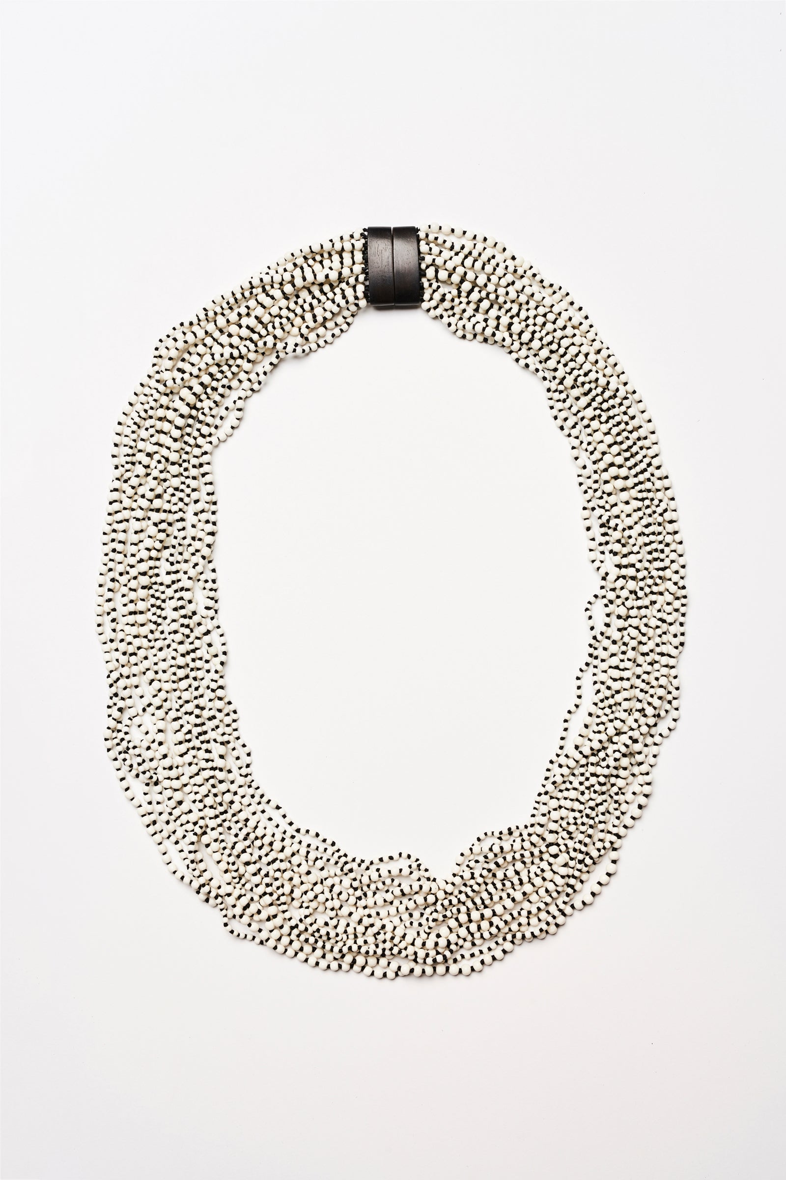 Brecia necklace: bone, kamagong