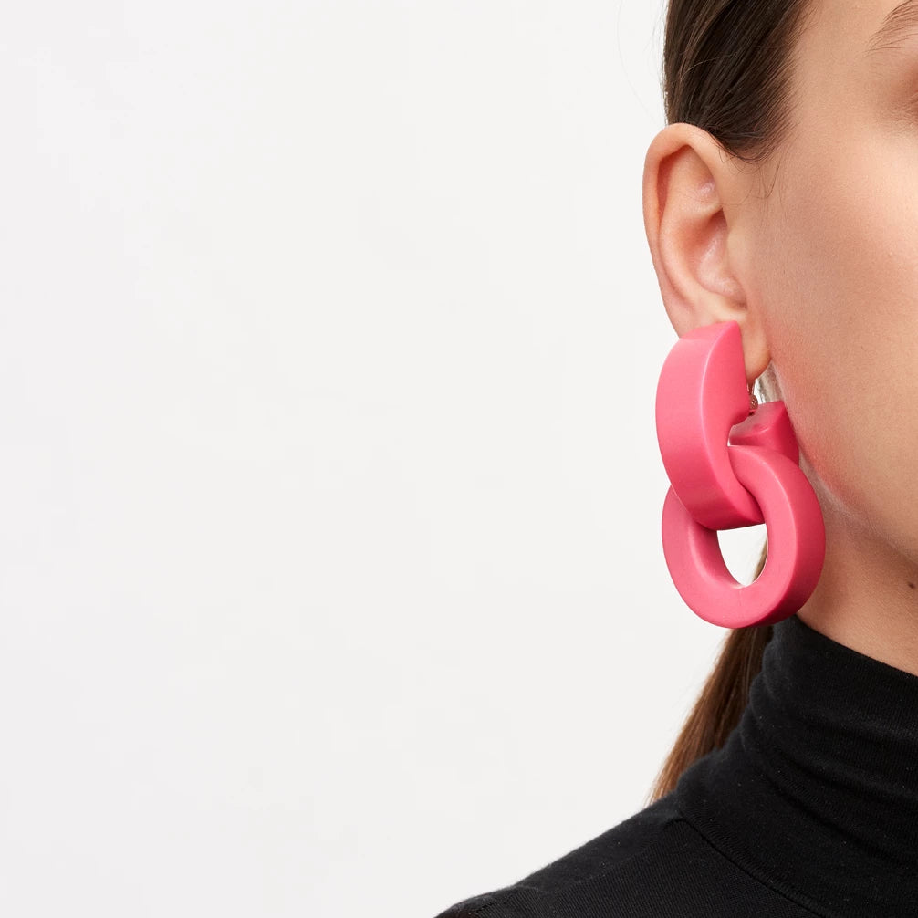 Monies Rose polyester earrings