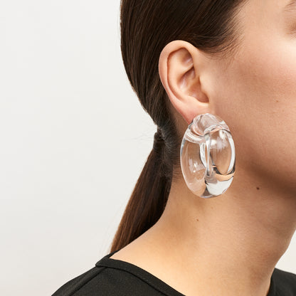 Bergamo earrings clear