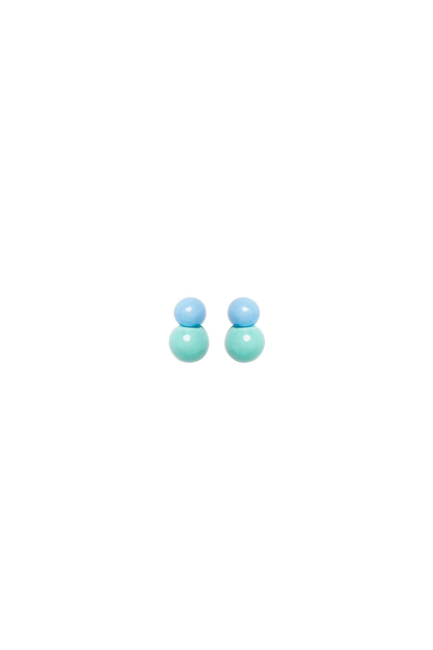 Siena earclips in polyester