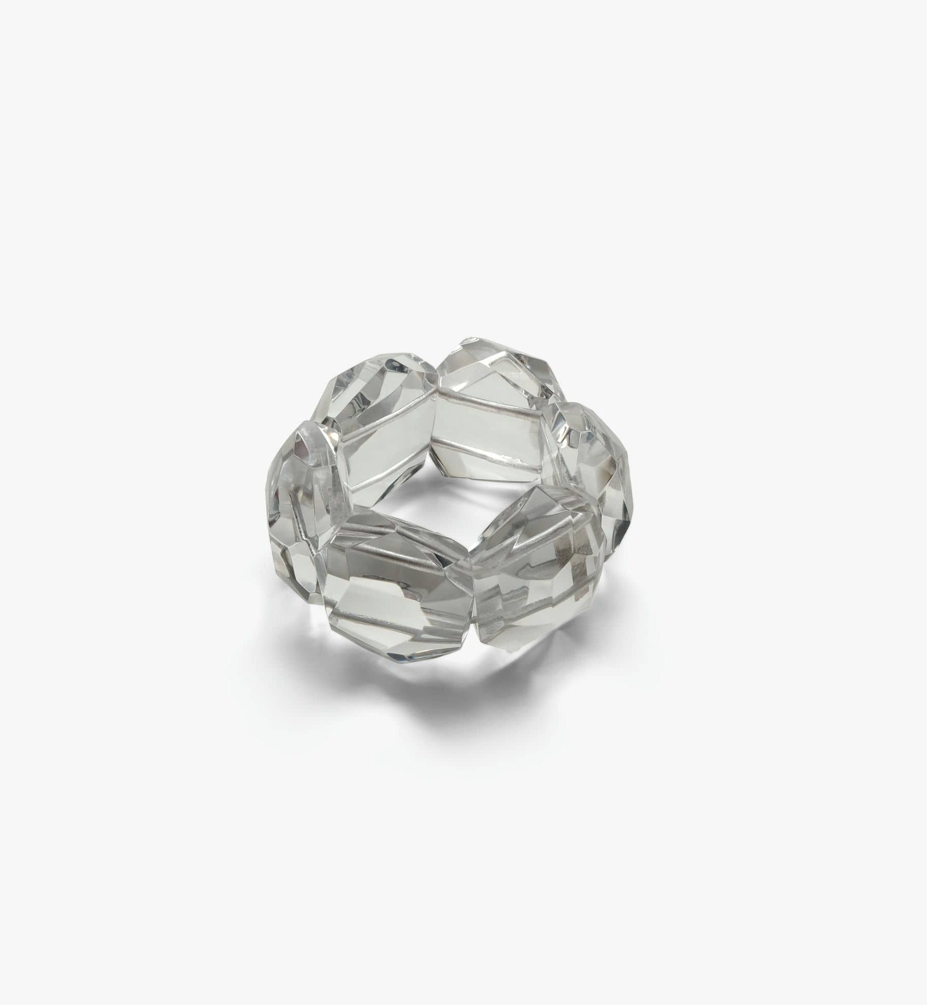 Leka bracelet: clear acrylic