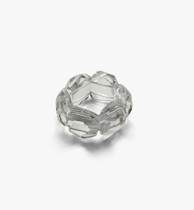 Leka bracelet: clear acrylic