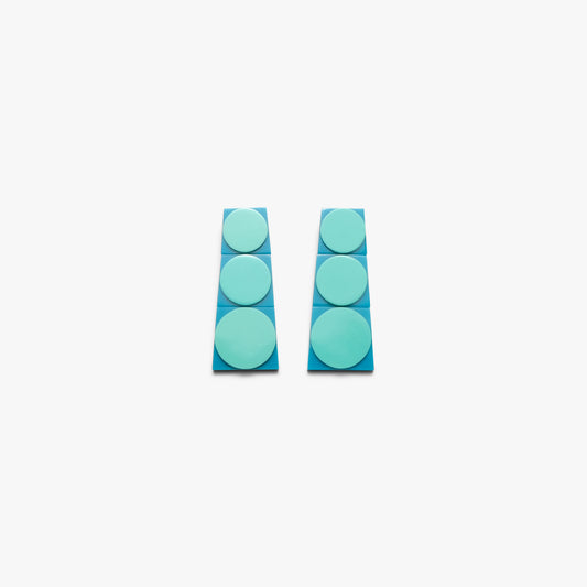 Cicely stud earrings turquoise