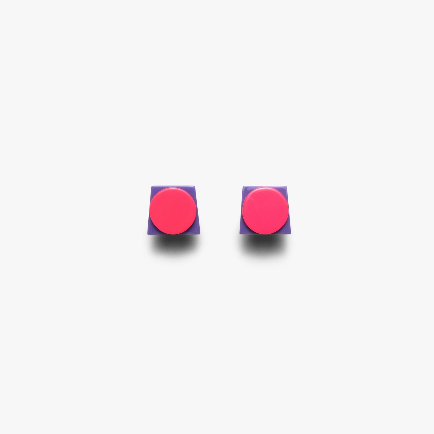 Rue stud earring pink