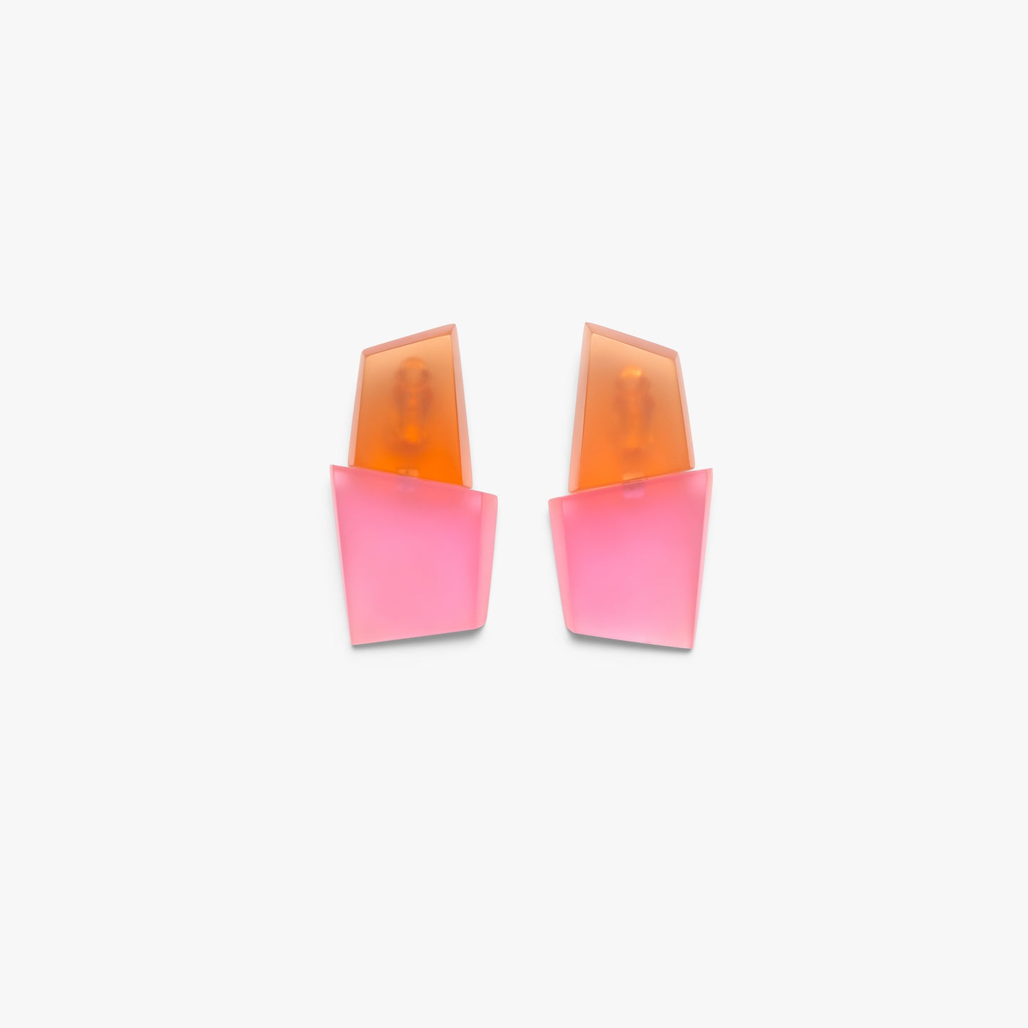 Lotus ørering pink og orange