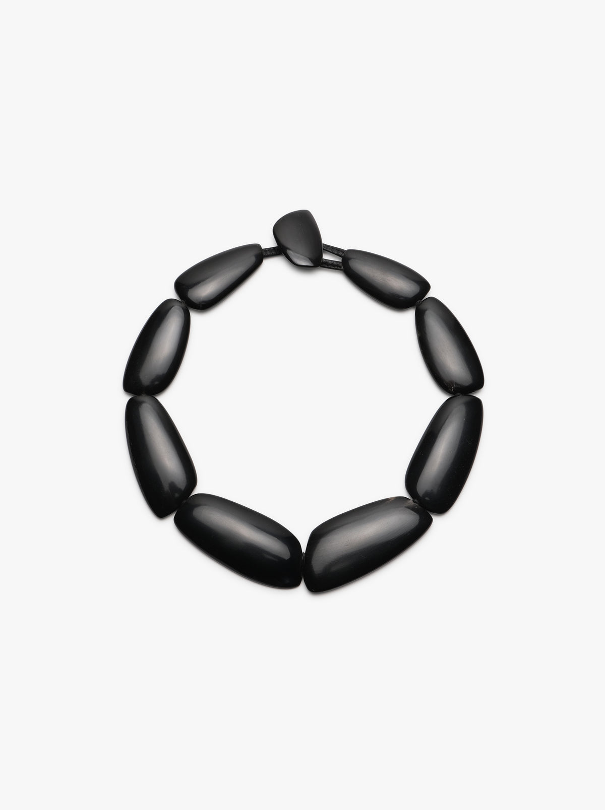 Ralk necklace: black horn – Monies