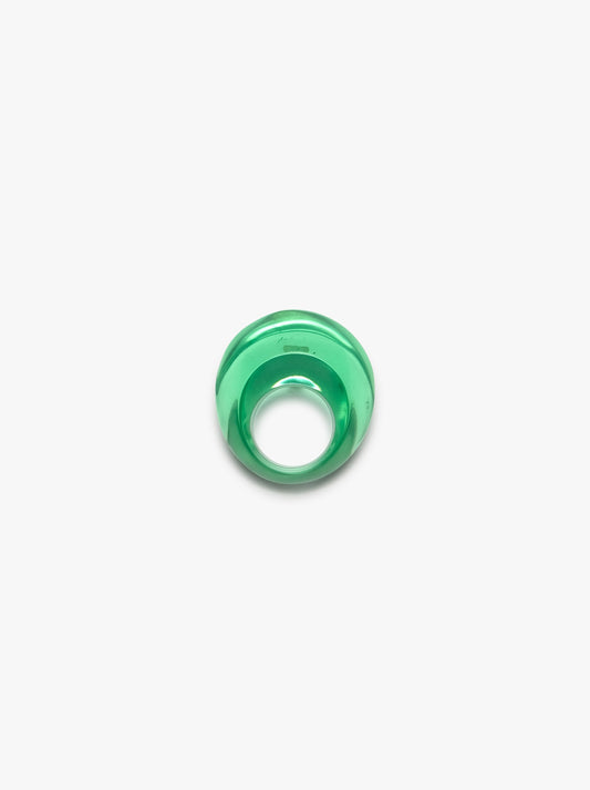Monies Wuto ring: green polyester