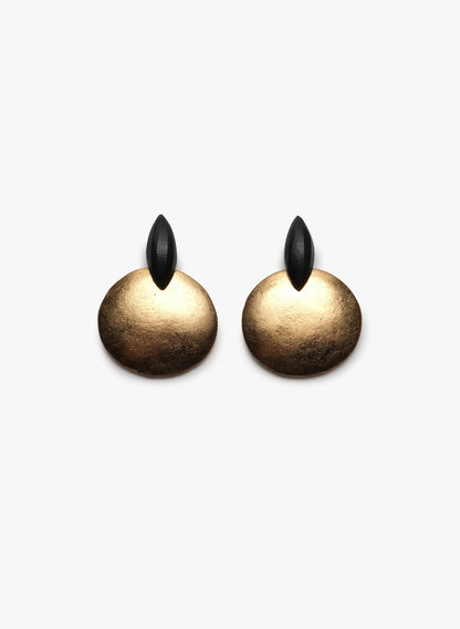 Monies Feleme earring: Acacia, goldfoil