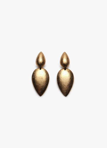 Monies Waff earring: Acacia, goldfoil