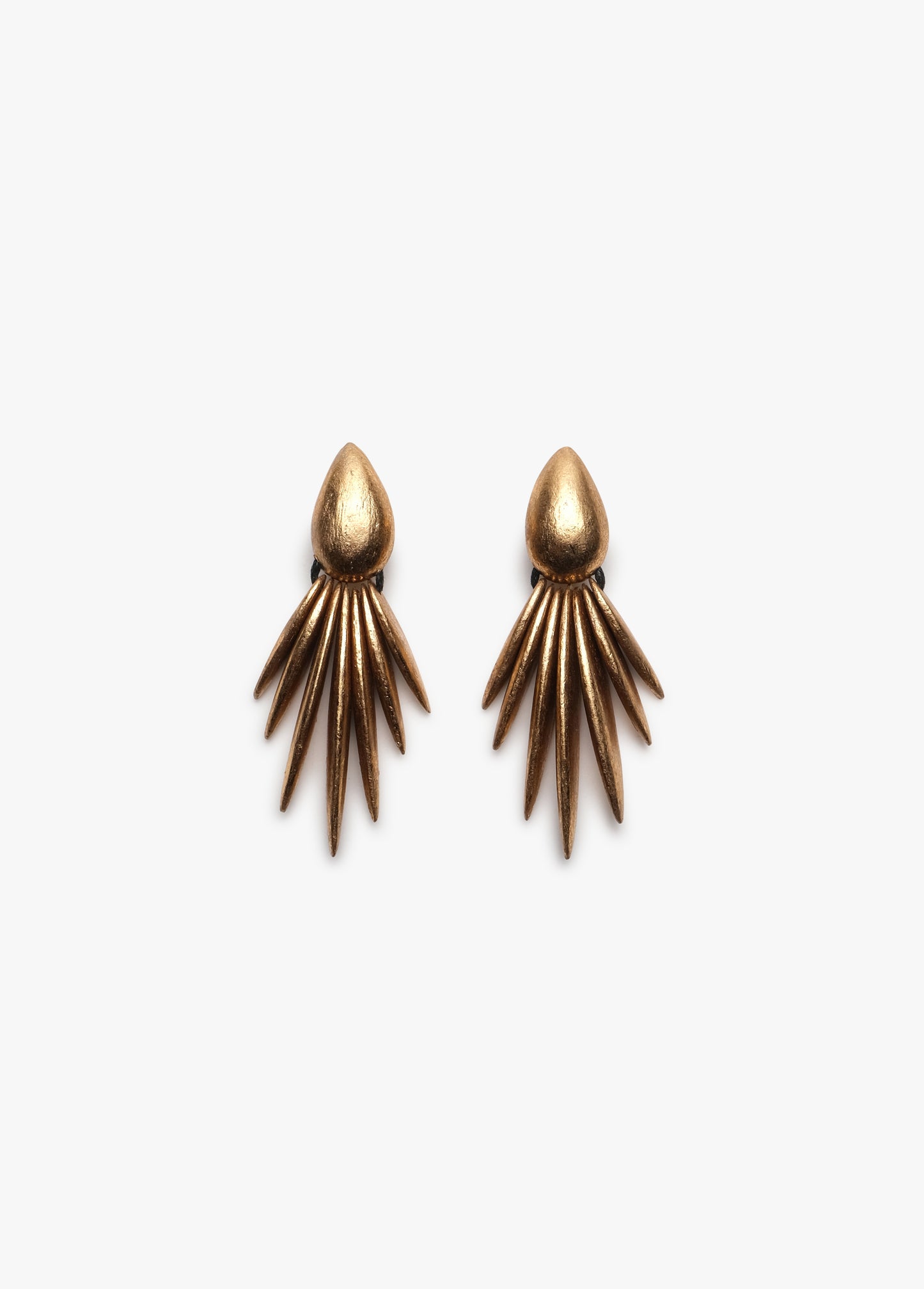 Monies Quasi earring: Acacia, goldfoil
