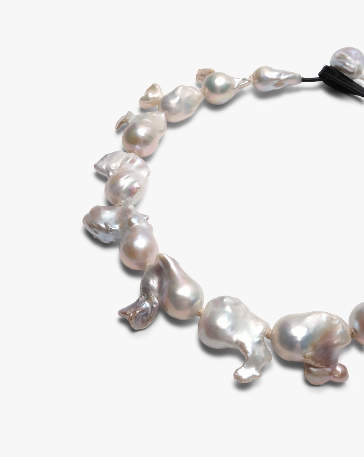 Necklace: baroque pearls