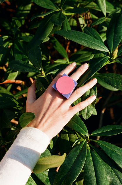 Laurel ring pink