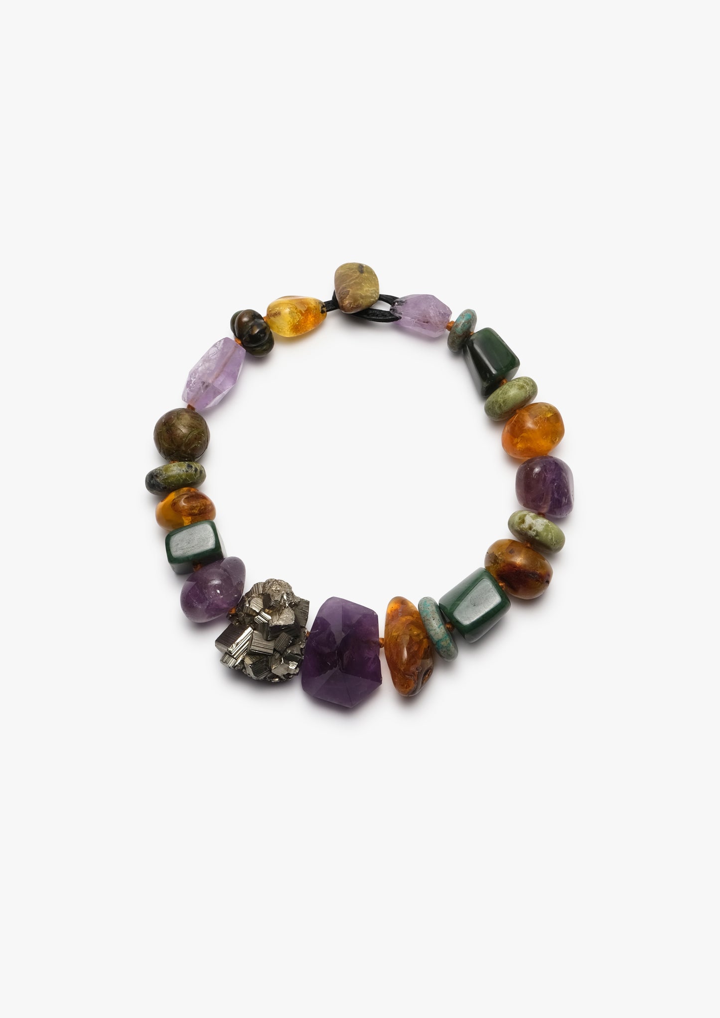 Necklace: mixed materials