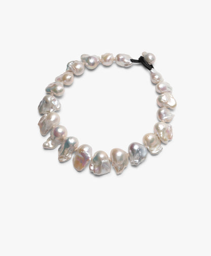 Necklace: wild baroque pearls