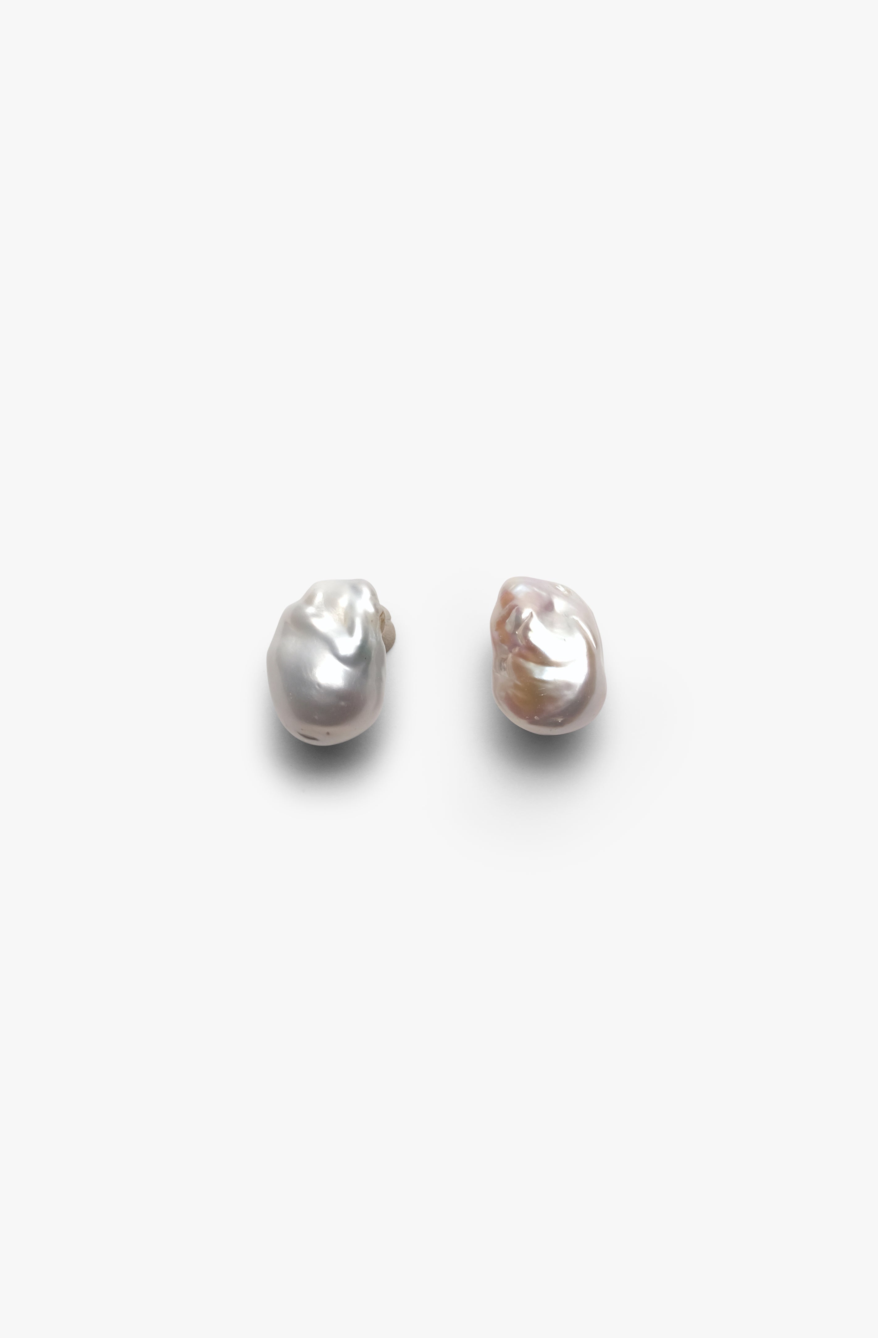 Marée earrings: baroque pearls