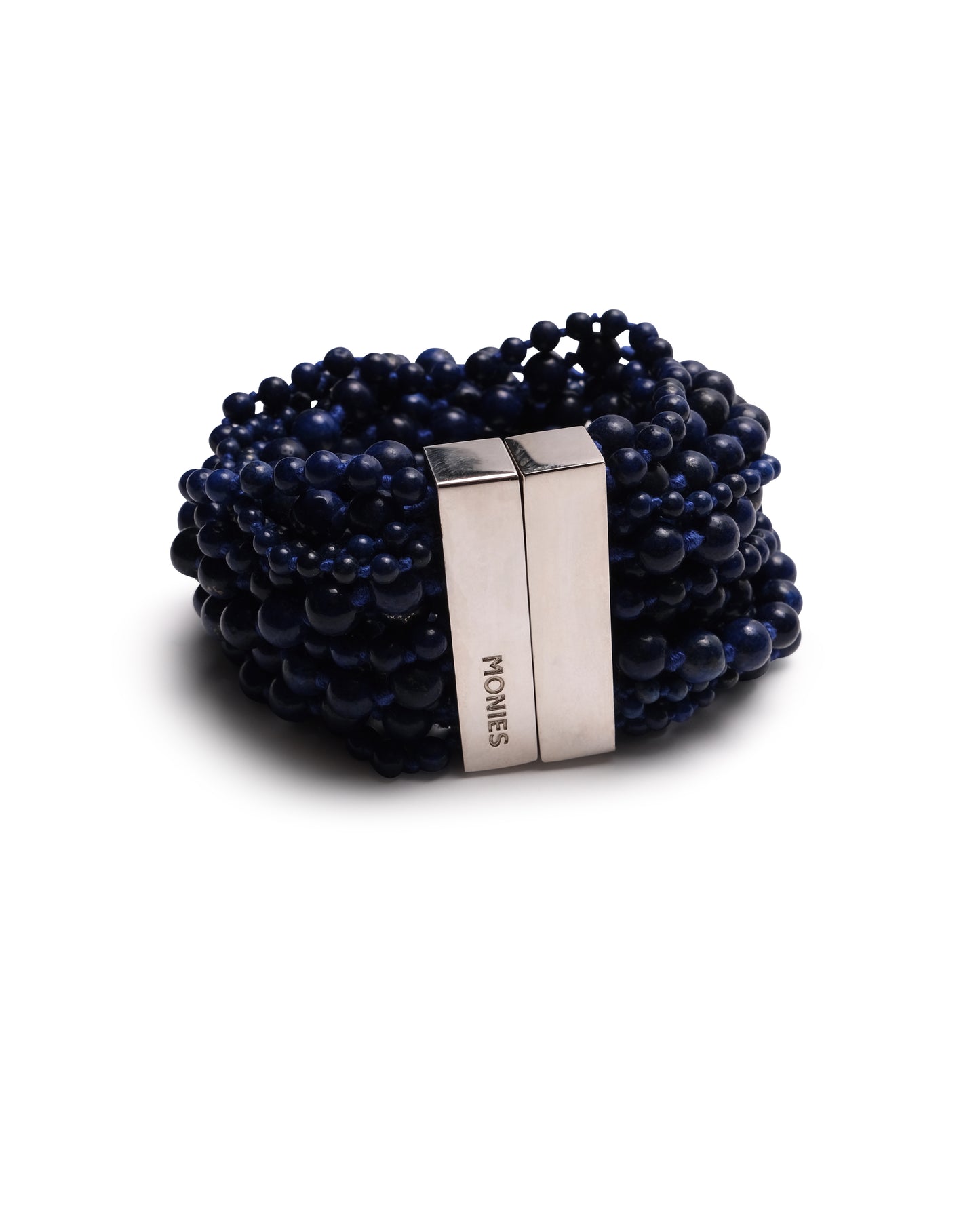 Monies Bracelet: lapis lazuli, silver