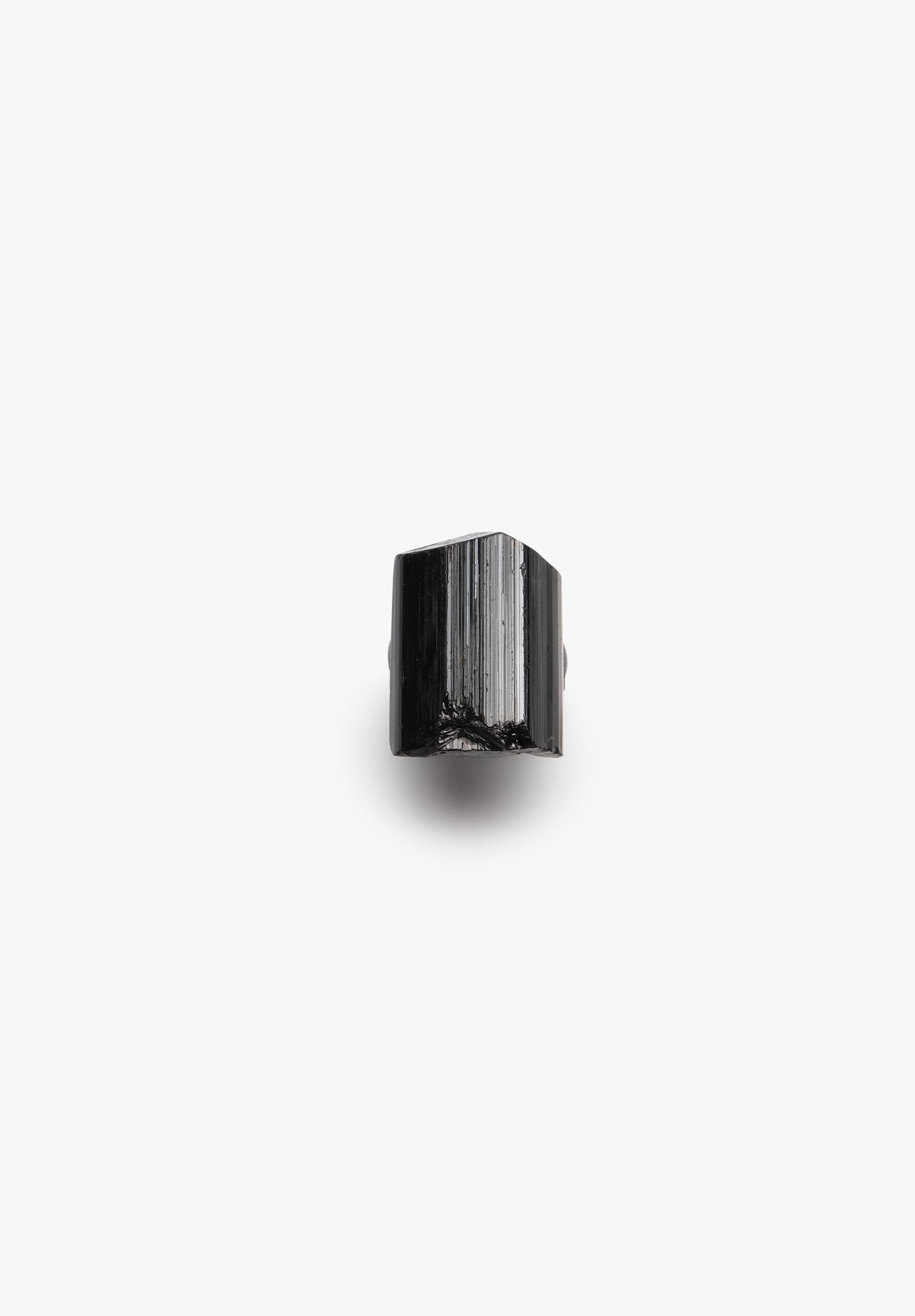 black tourmaline, leather 